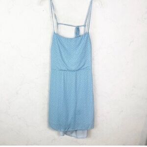 Pacsun Blue Floral Mini Dress